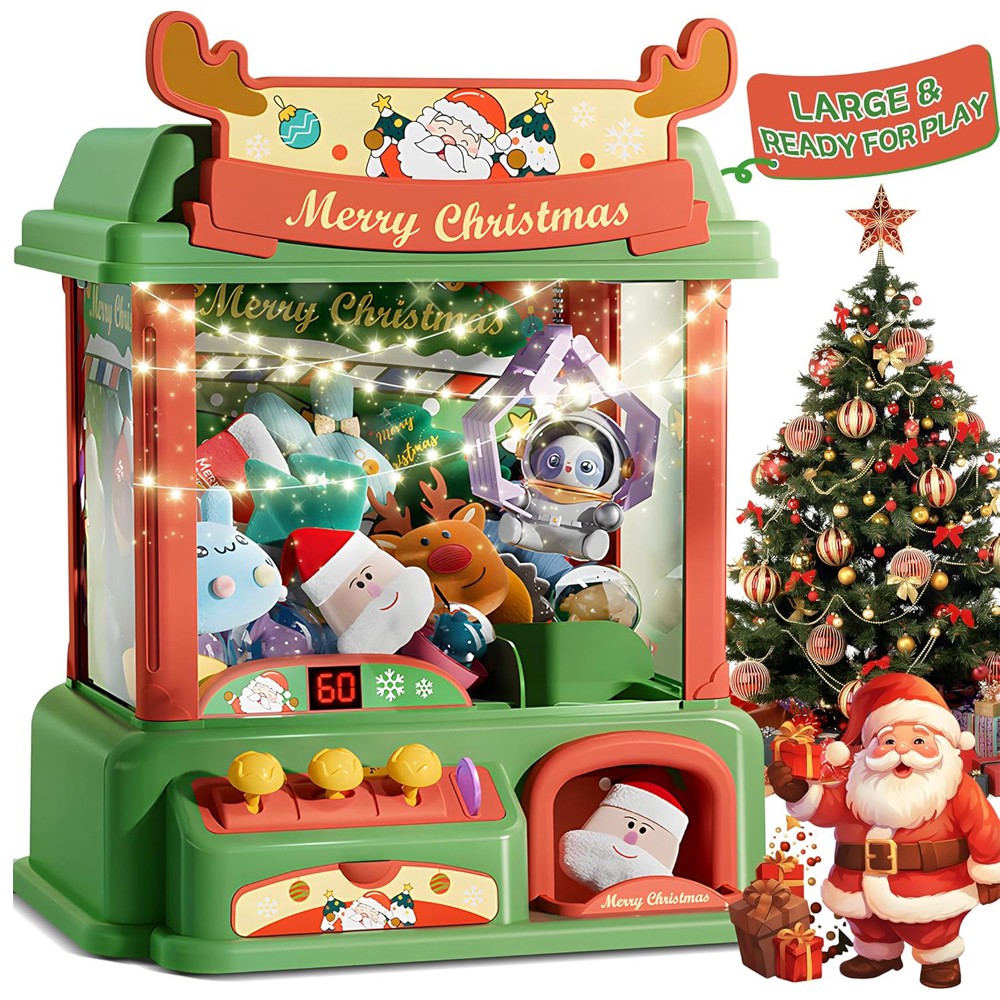 Arcade Game Vending Machine - Christmas Claw Machine For Kids Mini