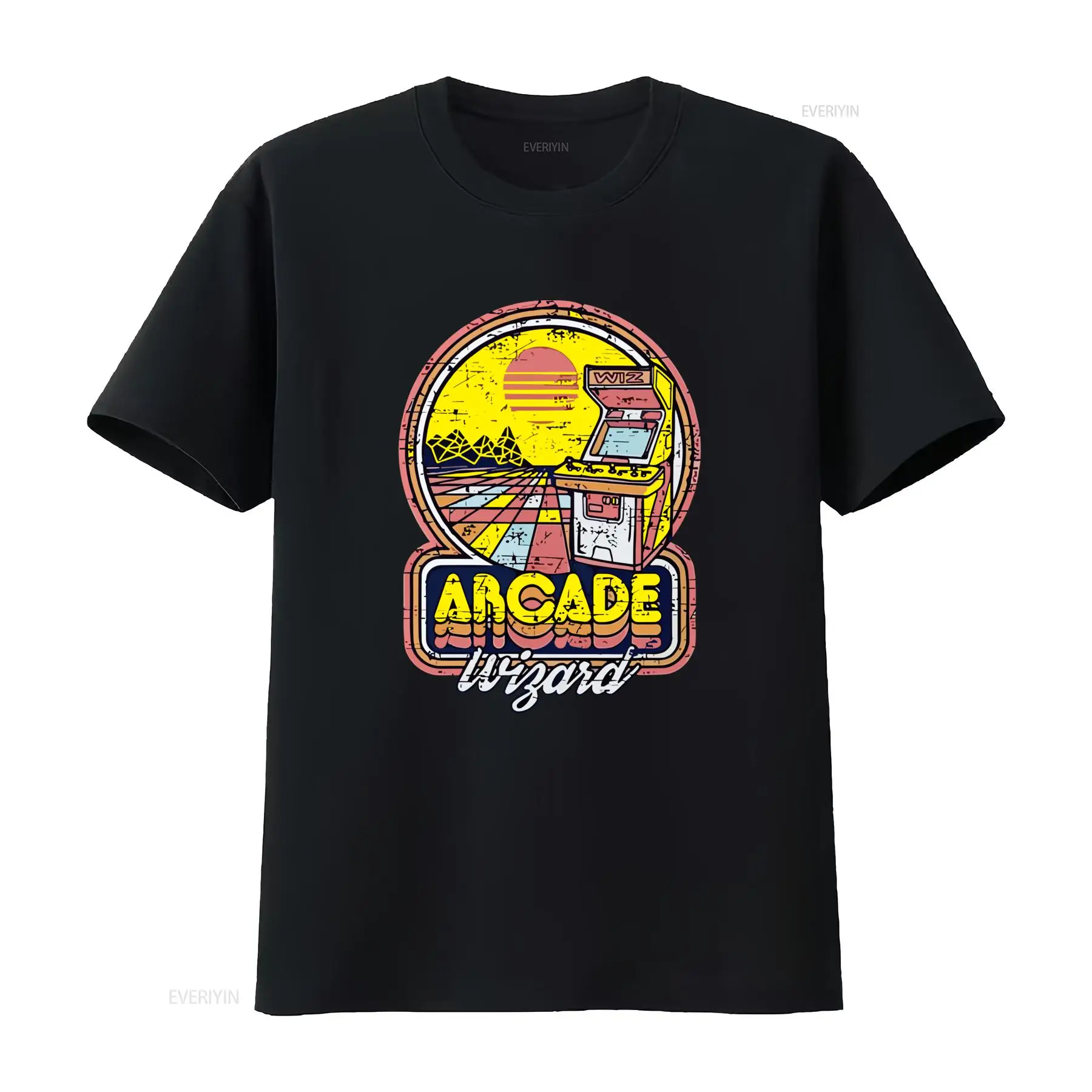 Arcade No - Vintage Arcade Wizard 80s Game Retro