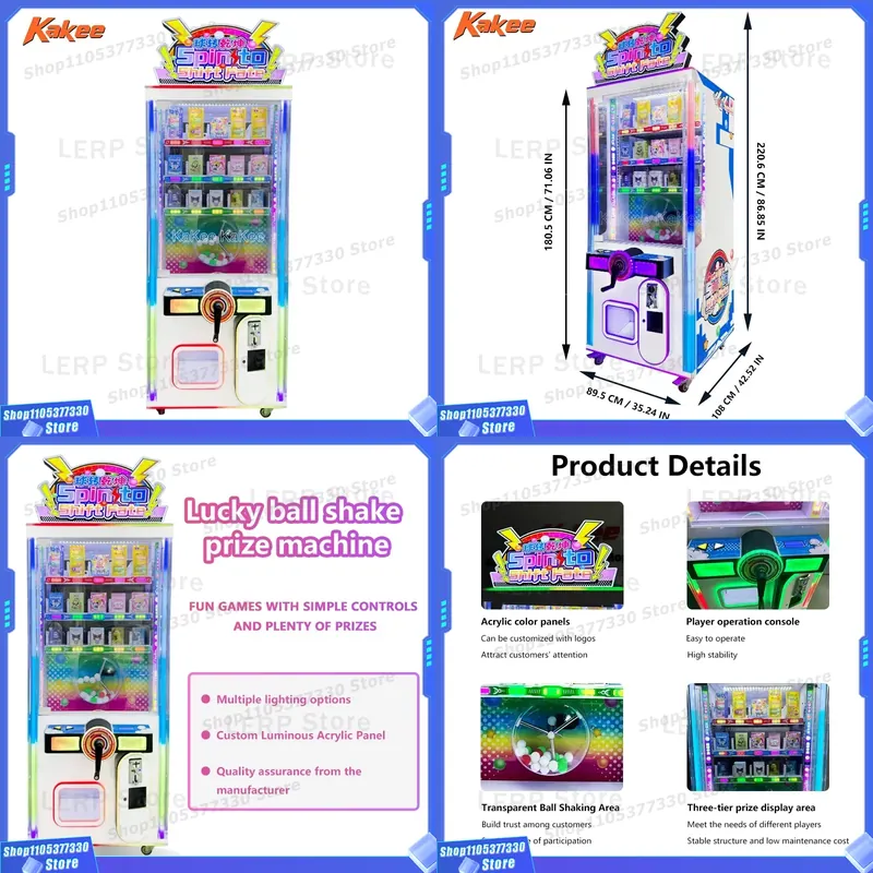 Arcade Style Vending Machine - Commercial Slot Game Machine Entertainment Self