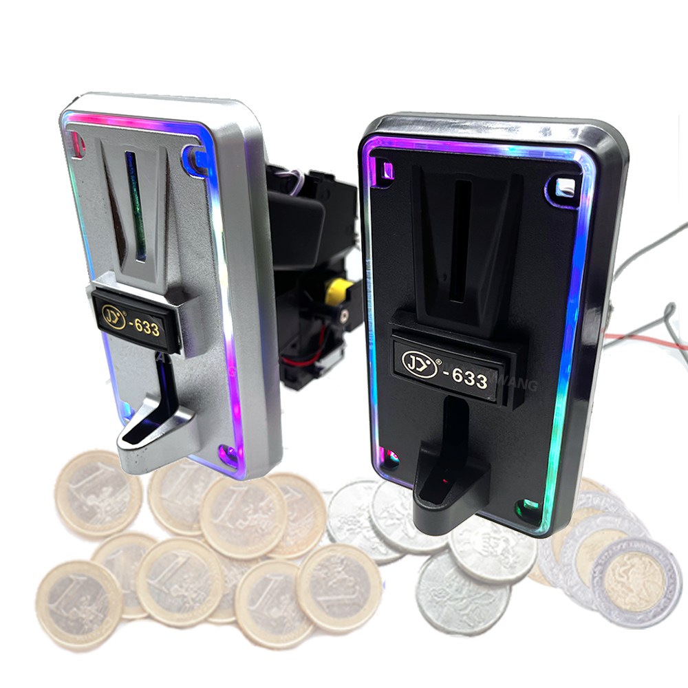 Arcade Game Vending Machine - Multi-Currency Coin Acceptor LED Coin Selector