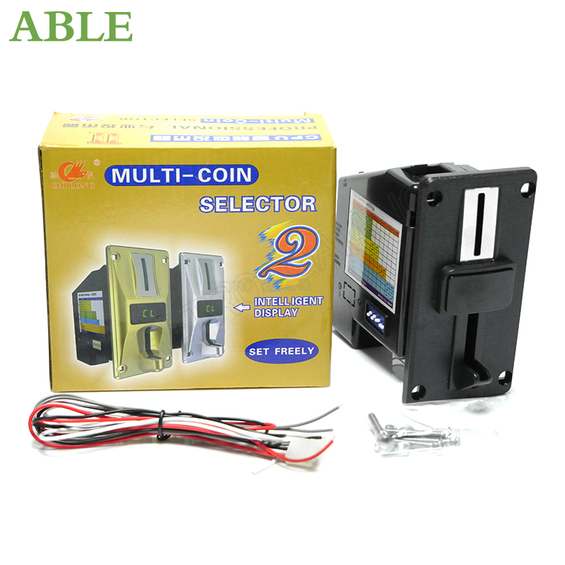 Arcade Game Vending Machine - Multi Coin Acceptors Selector CL-168 Different
