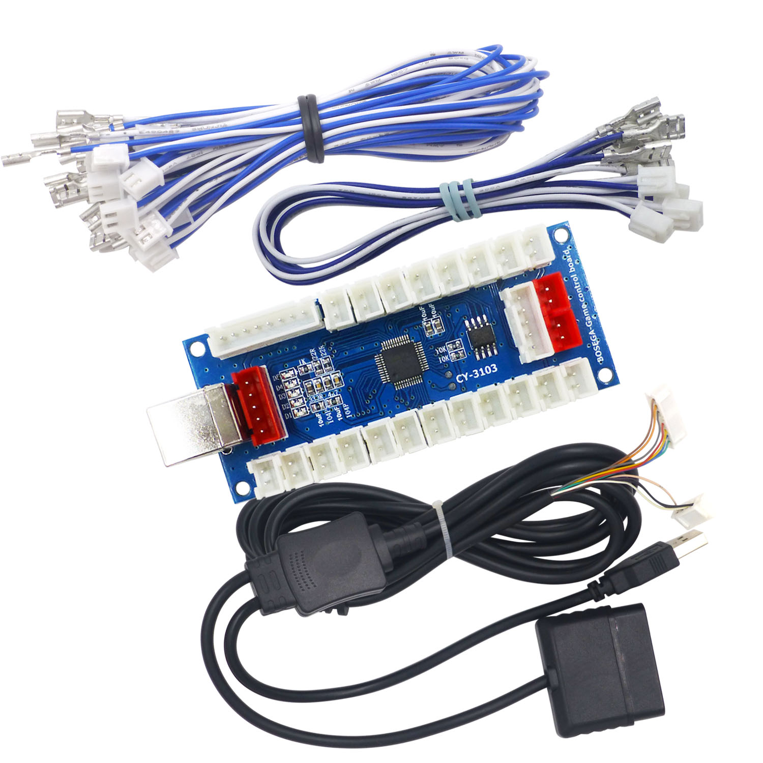 Arcade Button Pcb - SJ@JX Arcade Controller Zero Delay Encoder