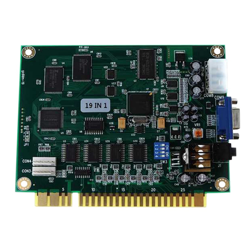 Usb Game Board Jamma - AEE7-19 In 1 Multicade PCB Board