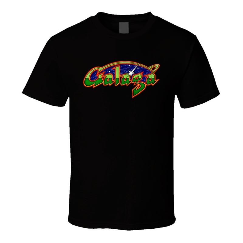 Arcade No - Galaga Video Game Arcade Logo T