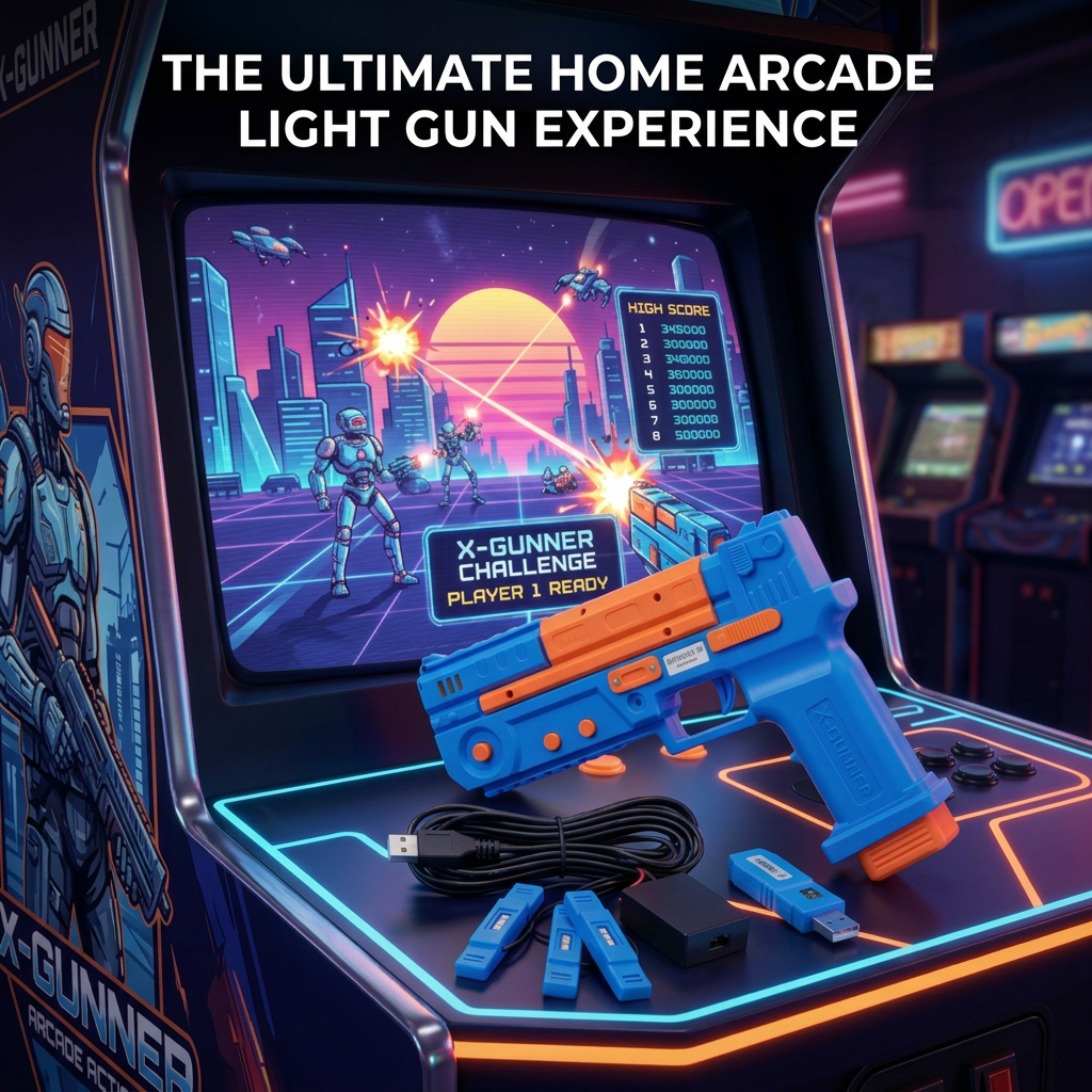 Gun Shooting Arcade - 2.4G Wireless Light Gun Controller for