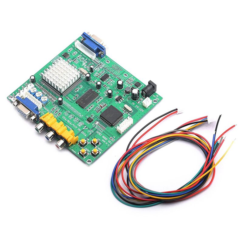 Usb Game Board Jamma - Exquisite-2X GBS8200 CGA/EGA/YUV/RGB To VGA Output