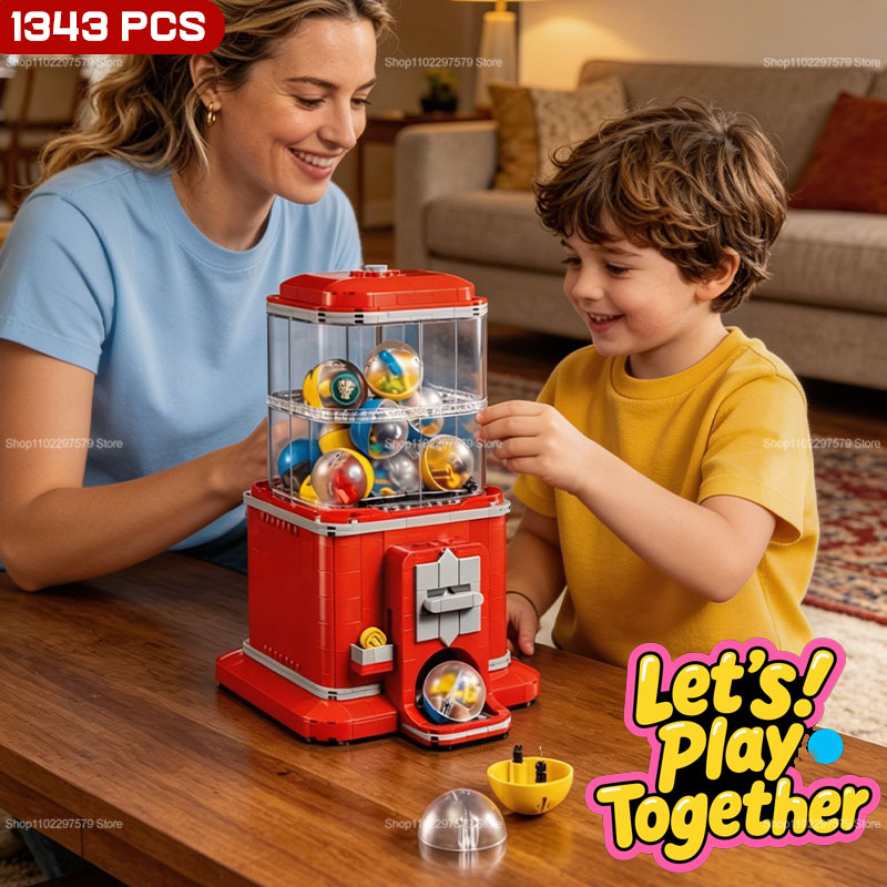 Arcade Game Vending Machine - 1343 PCS Vending Machine Building Blocks