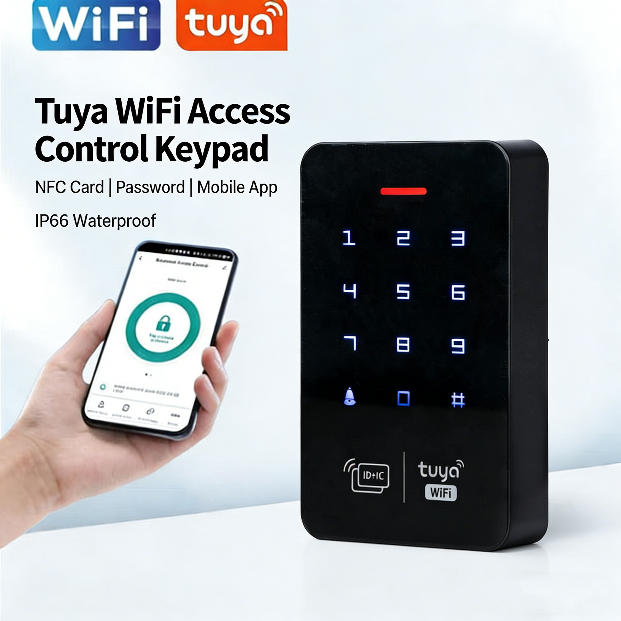 Nfc Card Reader Vending - Tuya Wifi Door Access Control Keypad