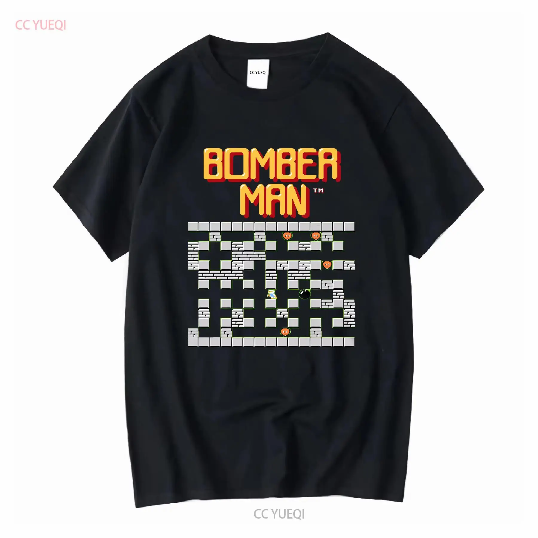 Arcade No - Bomberman stage 1 Logo NES Famicom