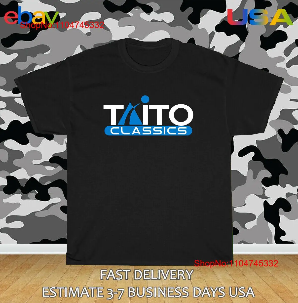 Arcade No - Taito Classics Arcade Games Logo Men's