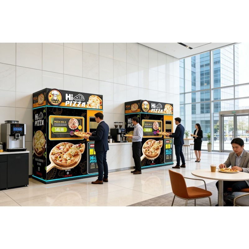 Commercial Vending Machine - Automatic Pizza Making Vending Machine Fresh