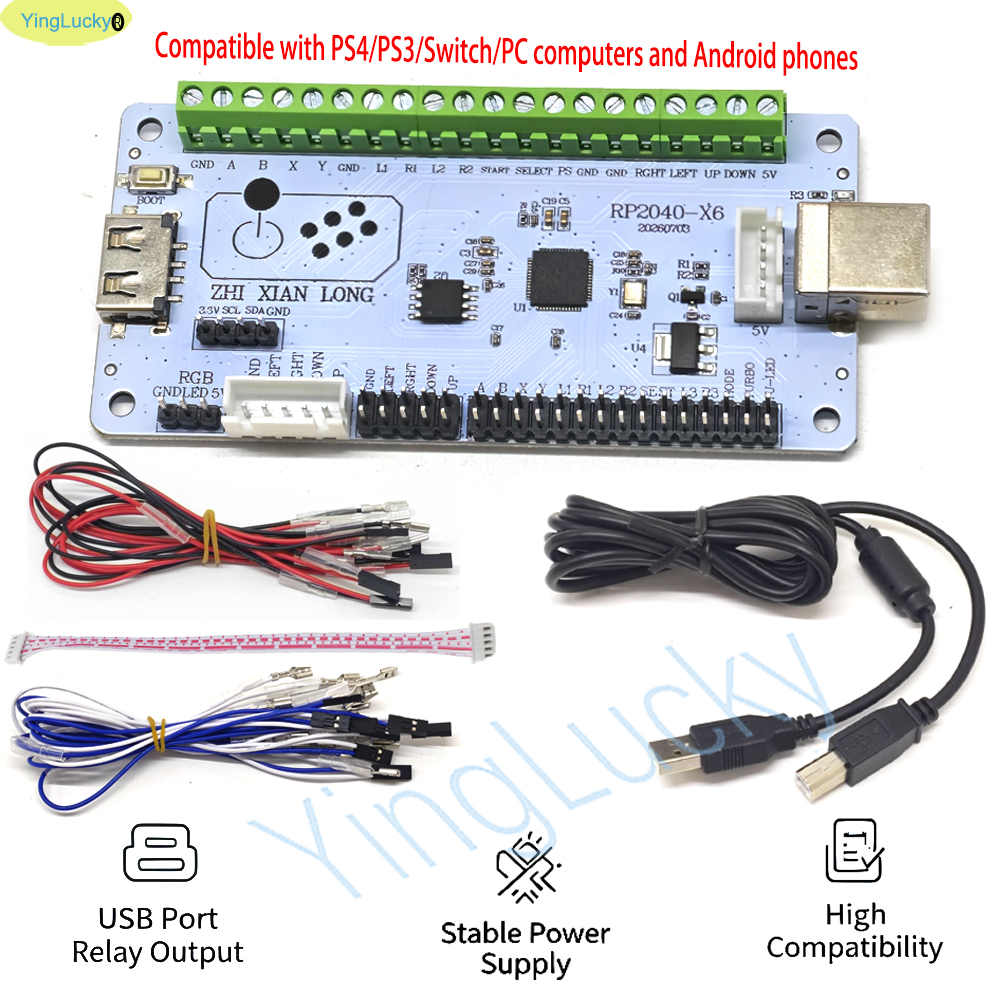 Joystick Arcade Parts - Zero Delay Usb Board Encoder Raspberry