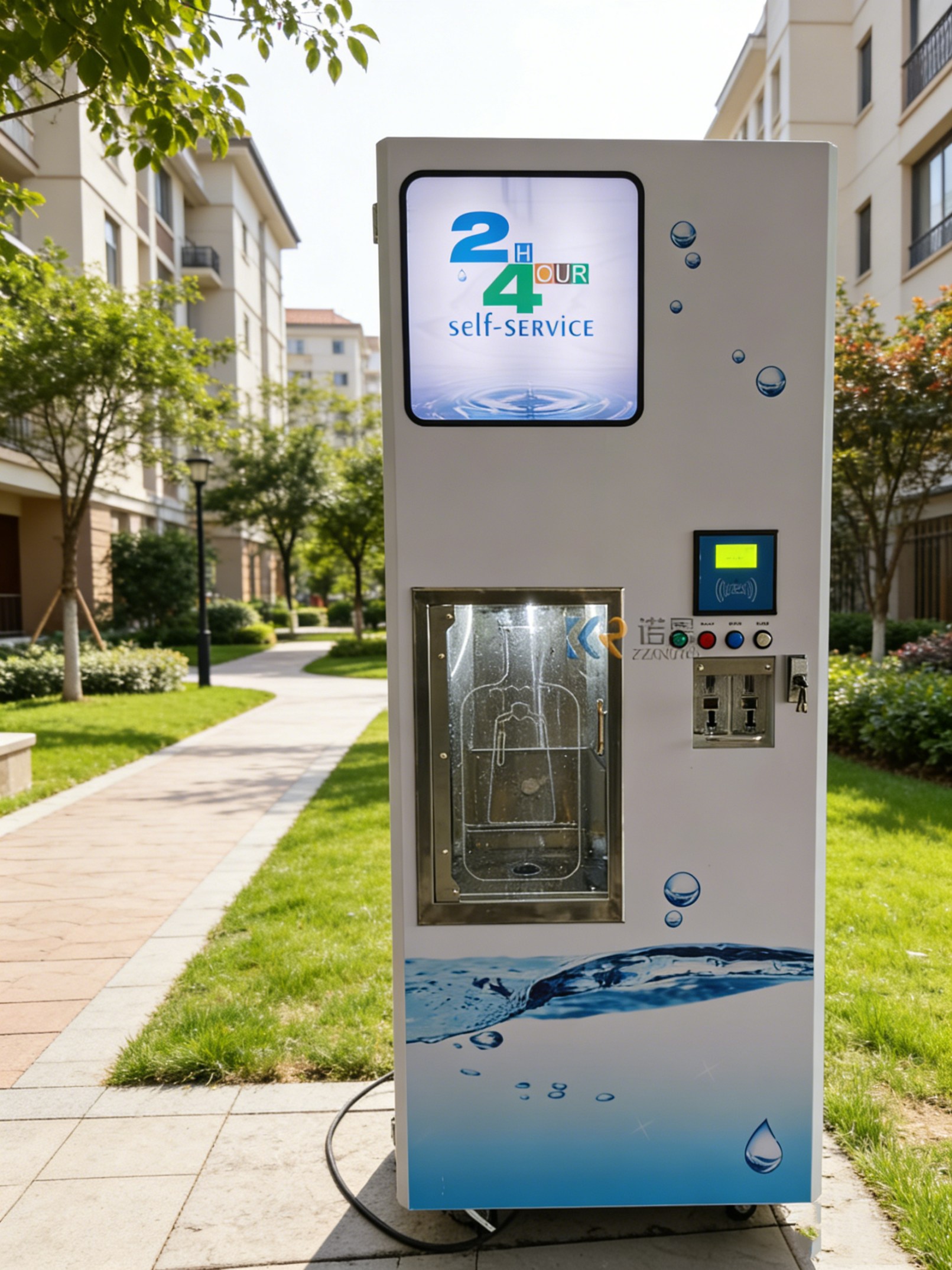 Commercial Vending Machine - Commercial Fully Automatic Ice Cube Vending