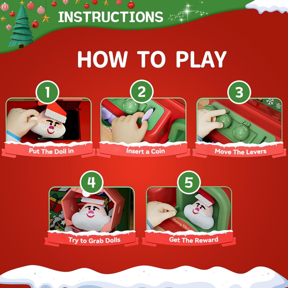 Christmas Claw Machine For Kid - Arcade Game Vending Machine review and price