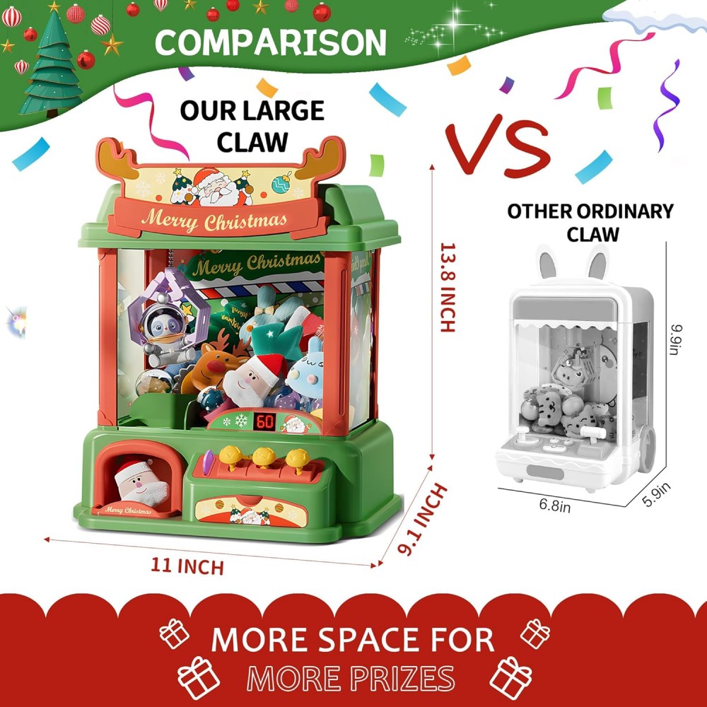 Christmas Claw Machine For Kid - Arcade Game Vending Machine review and price