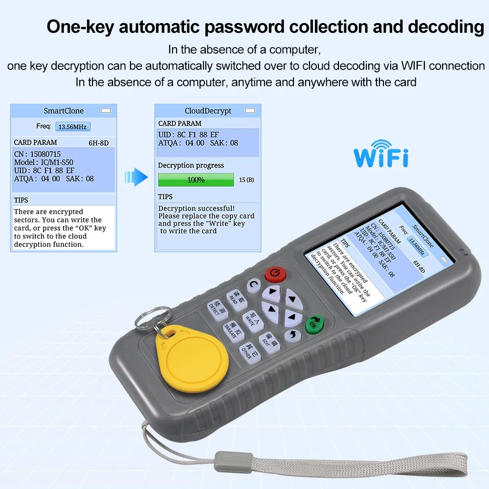 WiFi RFID Copier Duplicator NF - Nfc Card Reader Vending review and price