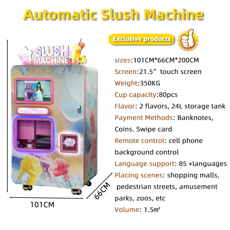 Adjustable Slushie Vending Mac - Slushie Machine Vending review and price