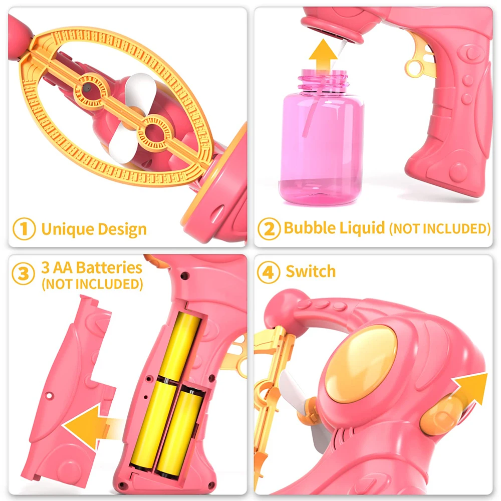 Automatic Bubble Gun Blowing E - Bubble Gum Machine review and price