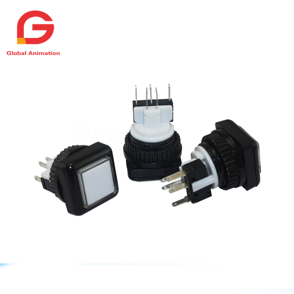 Square Video Game Push Button, - Arcade Button Pcb review and price