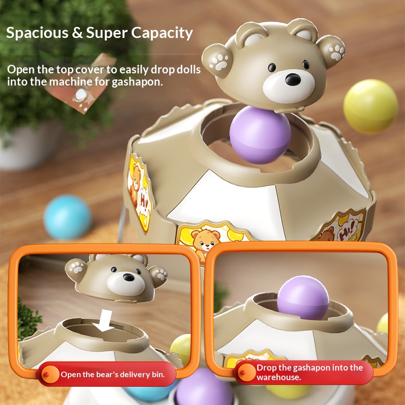 Children's Cartoon Ball Catchi - Claw Crane Machine review and price