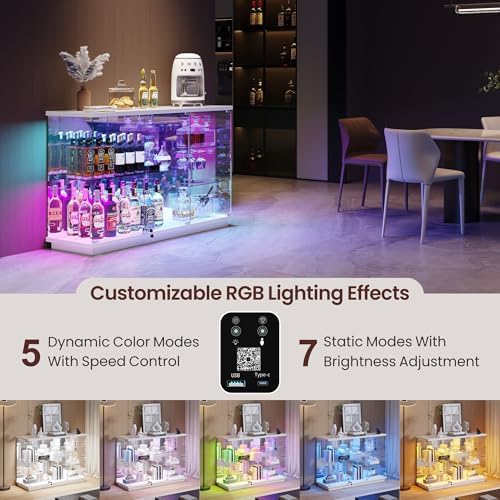 RGB Glass Display Cabinet with - Glass Cabinet Display review and price