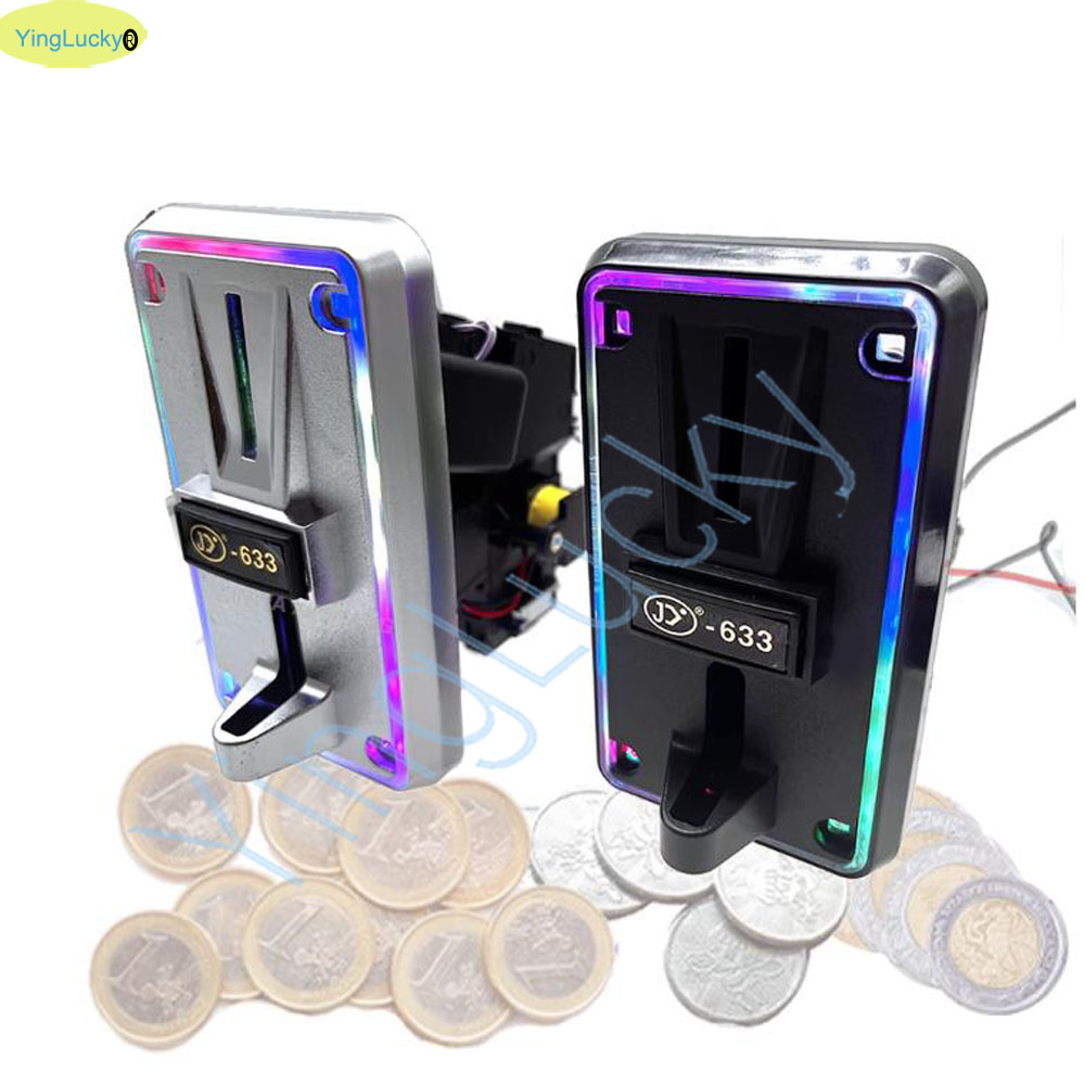 Colorful LED Multi Coin Accept - Coin Pusher Machine review and price