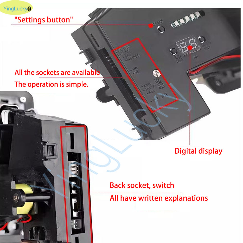 Colorful LED Multi Coin Accept - Coin Pusher Machine review and price