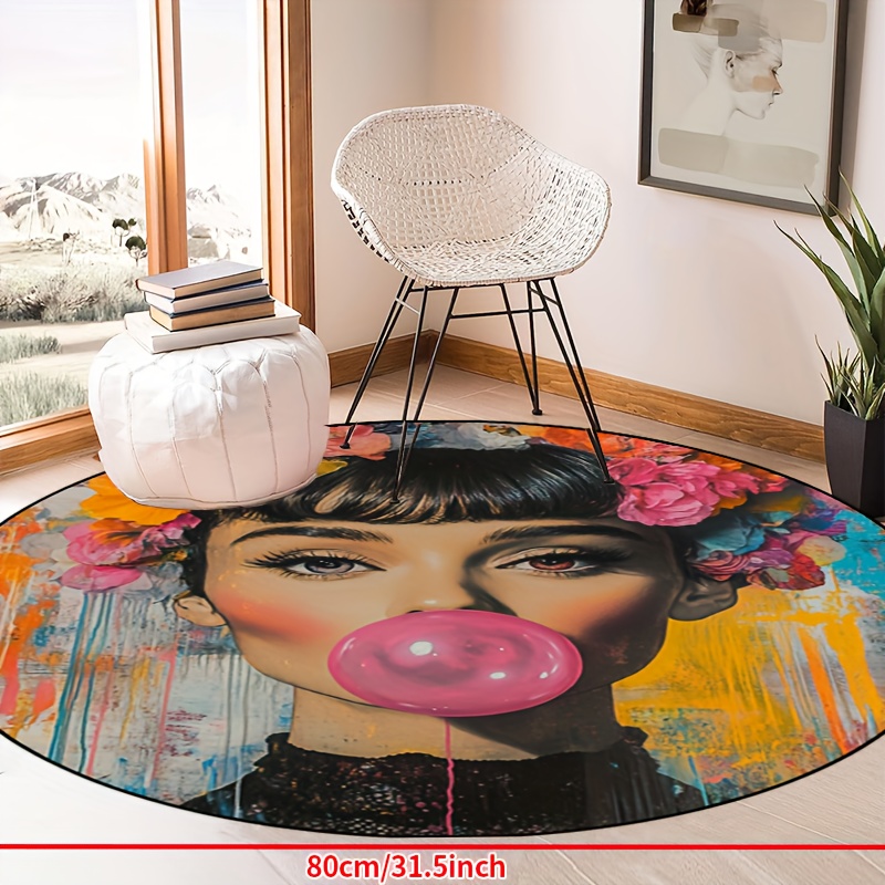Graffiti Art Woman With Floral - Bubble Gum Machine review and price