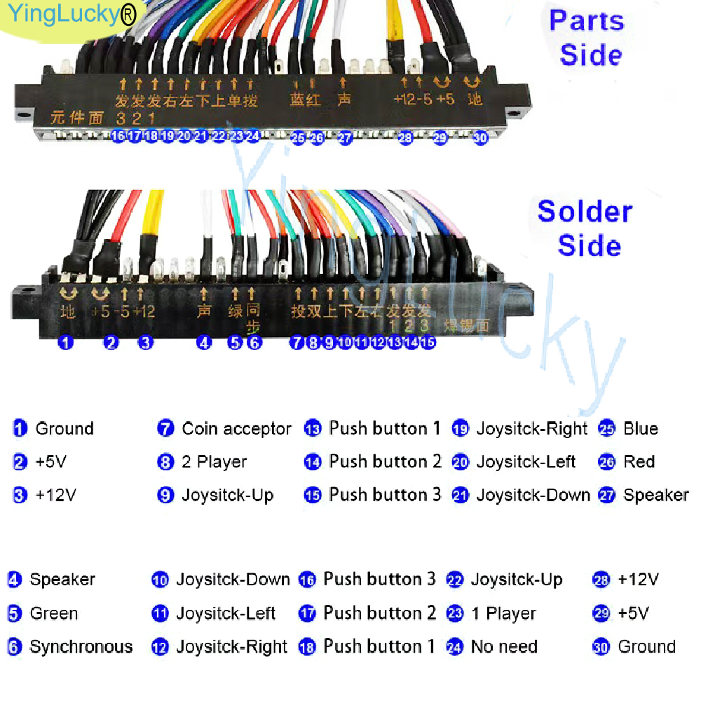 Jamma 28 Pin Arcade Cable Leng - Arcade Game Cabinet review and price