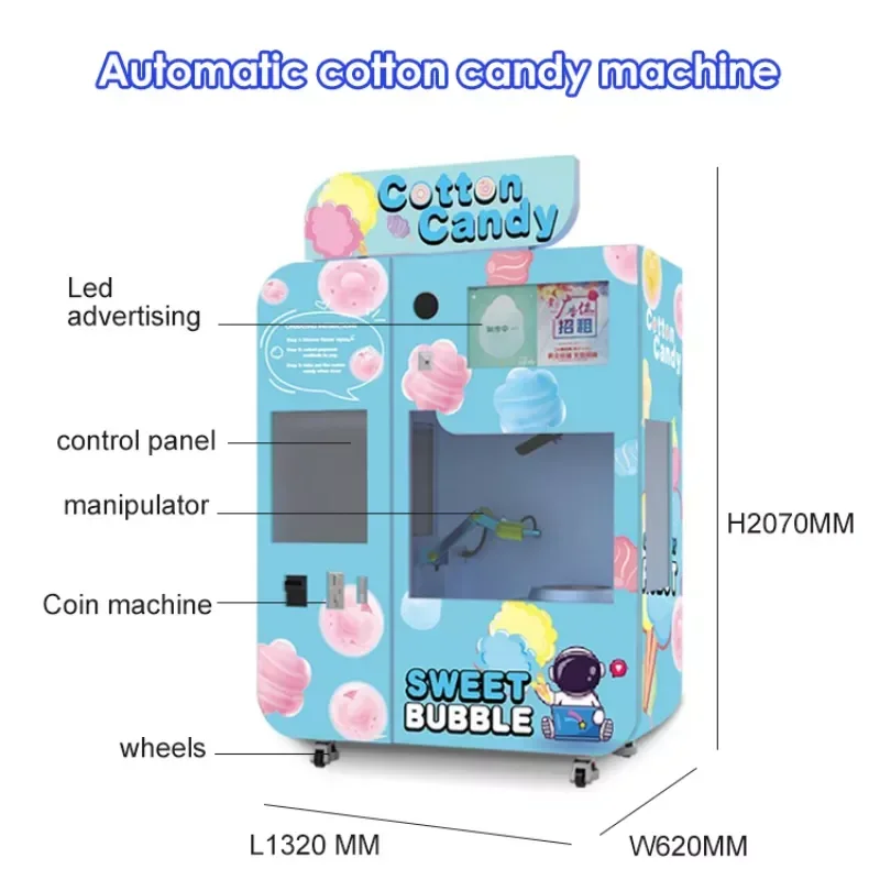 Customized Custom Kids Cotton  - Commercial Vending Machine review and price