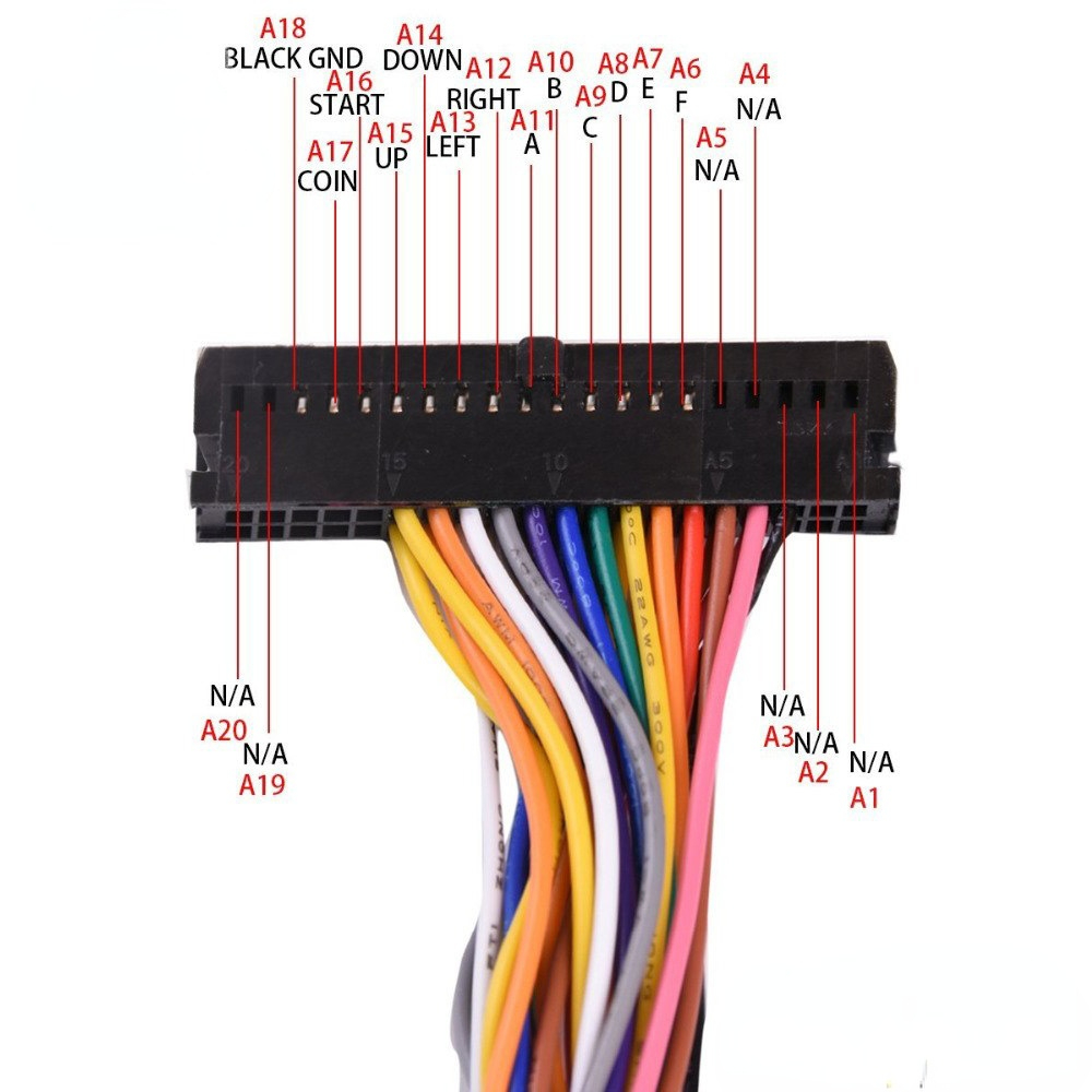 Arcade 40 Pin Cabinet Wire Har - Arcade Button Pcb review and price
