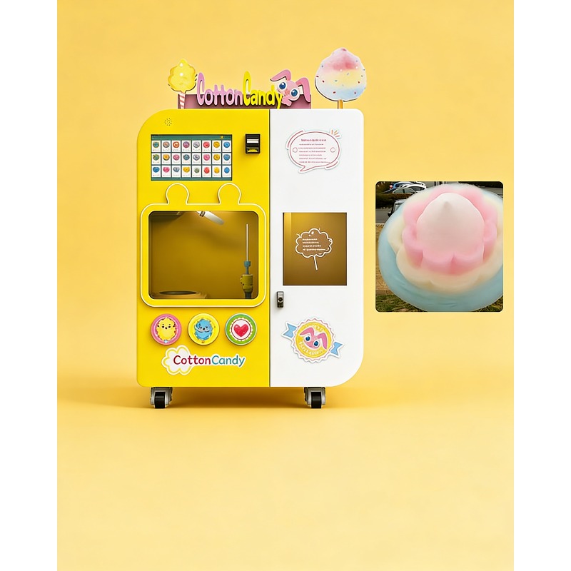 Fully Automatic Cotton Candy V - Commercial Vending Machine review and price