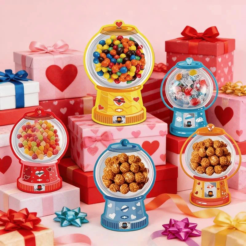 18/36 Pcs DIY Valentines Candy - Bubble Gum Machine review and price