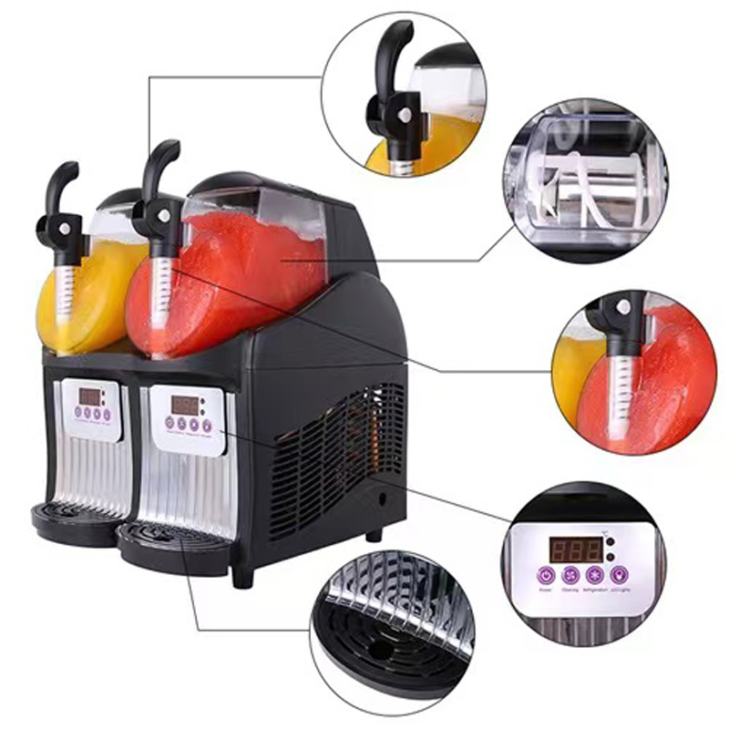 4L 2 Jar Commercial Slushie Ma - Slushie Machine Vending review and price