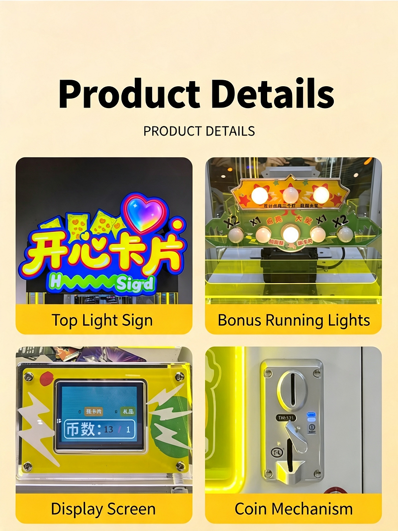 Push Card Coin Operated Arcade - Arcade Card Vending Machine review and price
