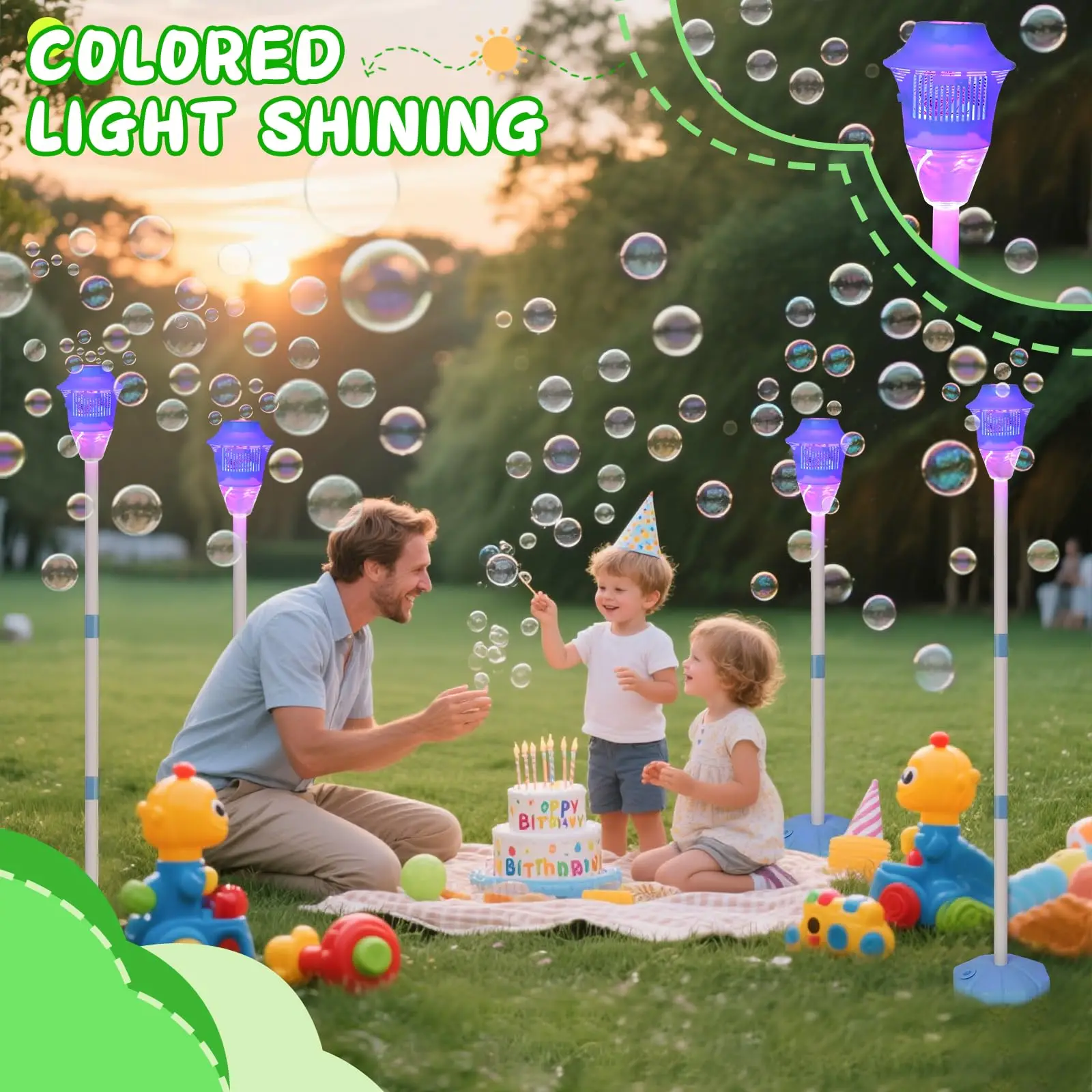 Stand Bubble Machine with Ligh - Bubble Gum Machine review and price