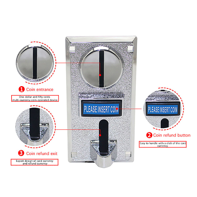 1Pc 616 Multi Coin Slot Accept - Arcade Game Vending Machine review and price