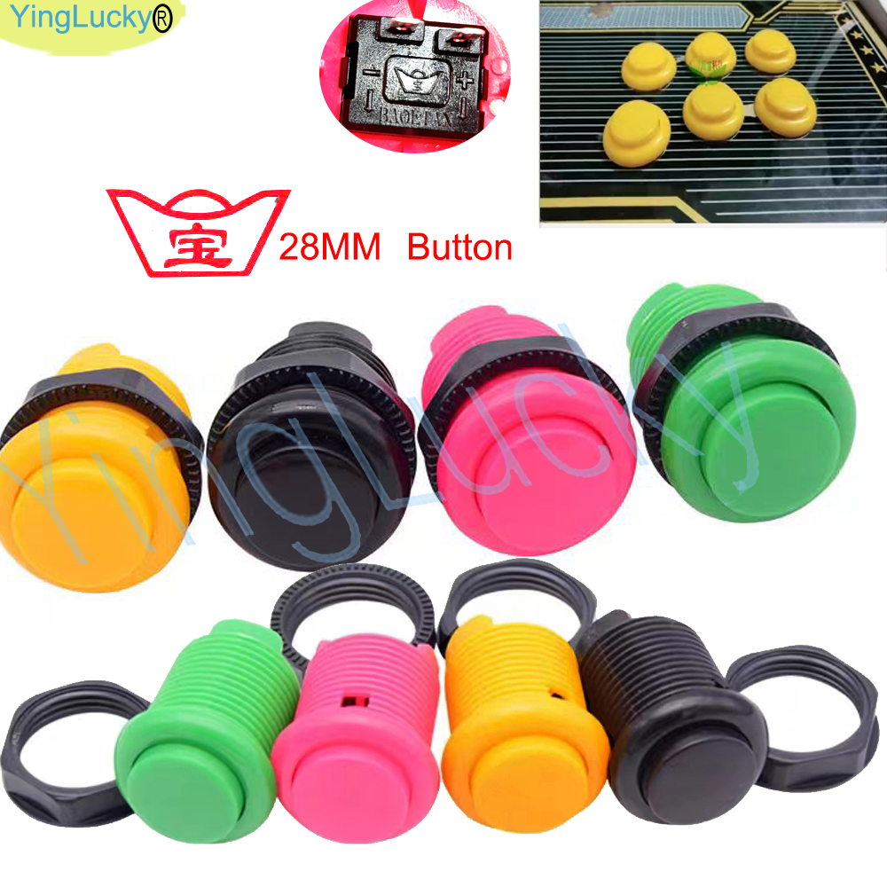 50pcs Arcade Buttons 28mm 24mm - Coin Pusher Machine review and price
