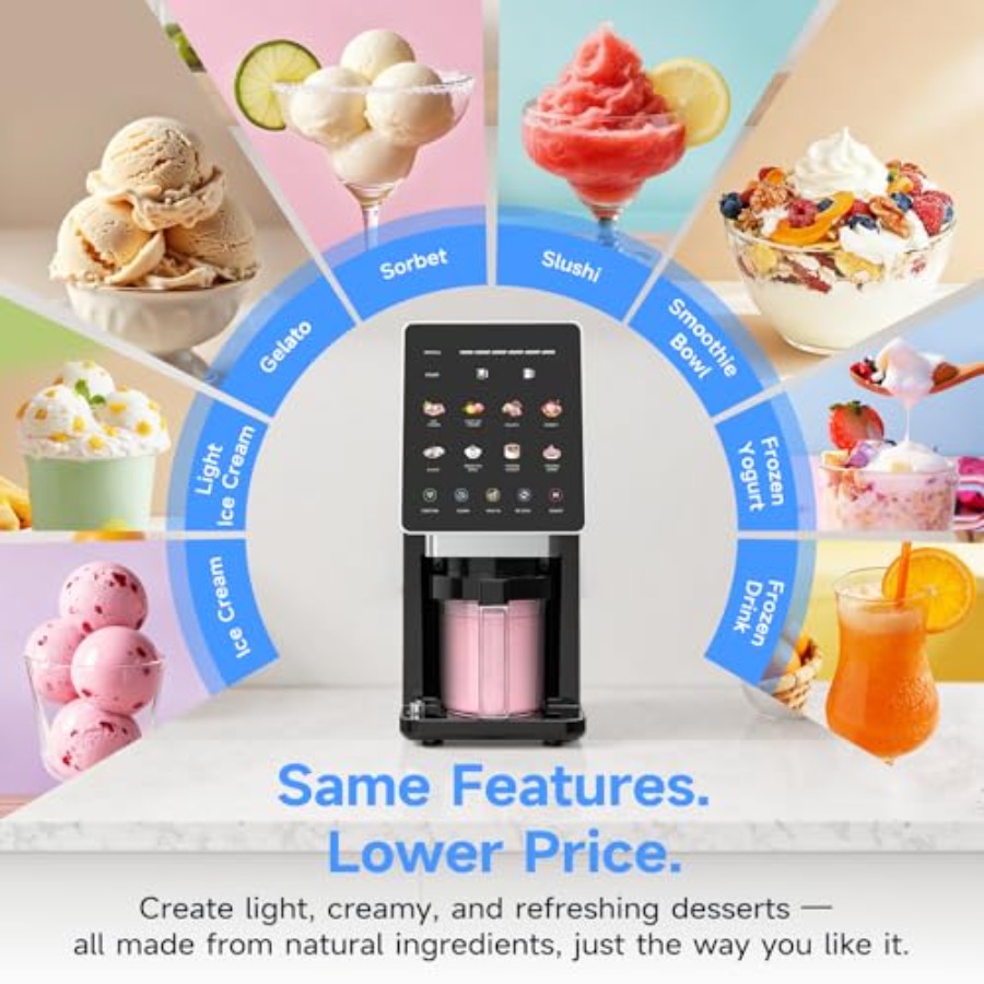 Ice Cream Maker 10-in-1 Frozen - Slushie Machine Vending review and price