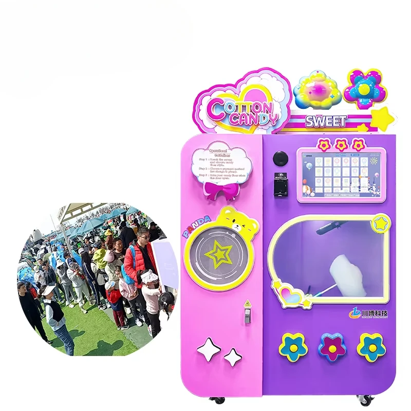 Customized Cotton Candy Vendin - Commercial Vending Machine review and price