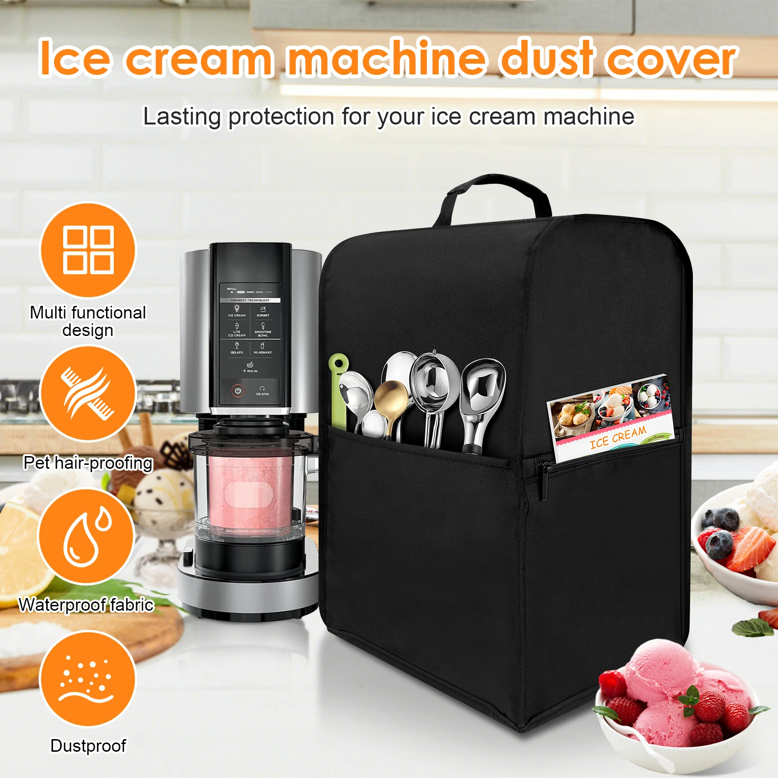Waterproof Ice Cream Maker Pro - Slushie Machine Vending review and price
